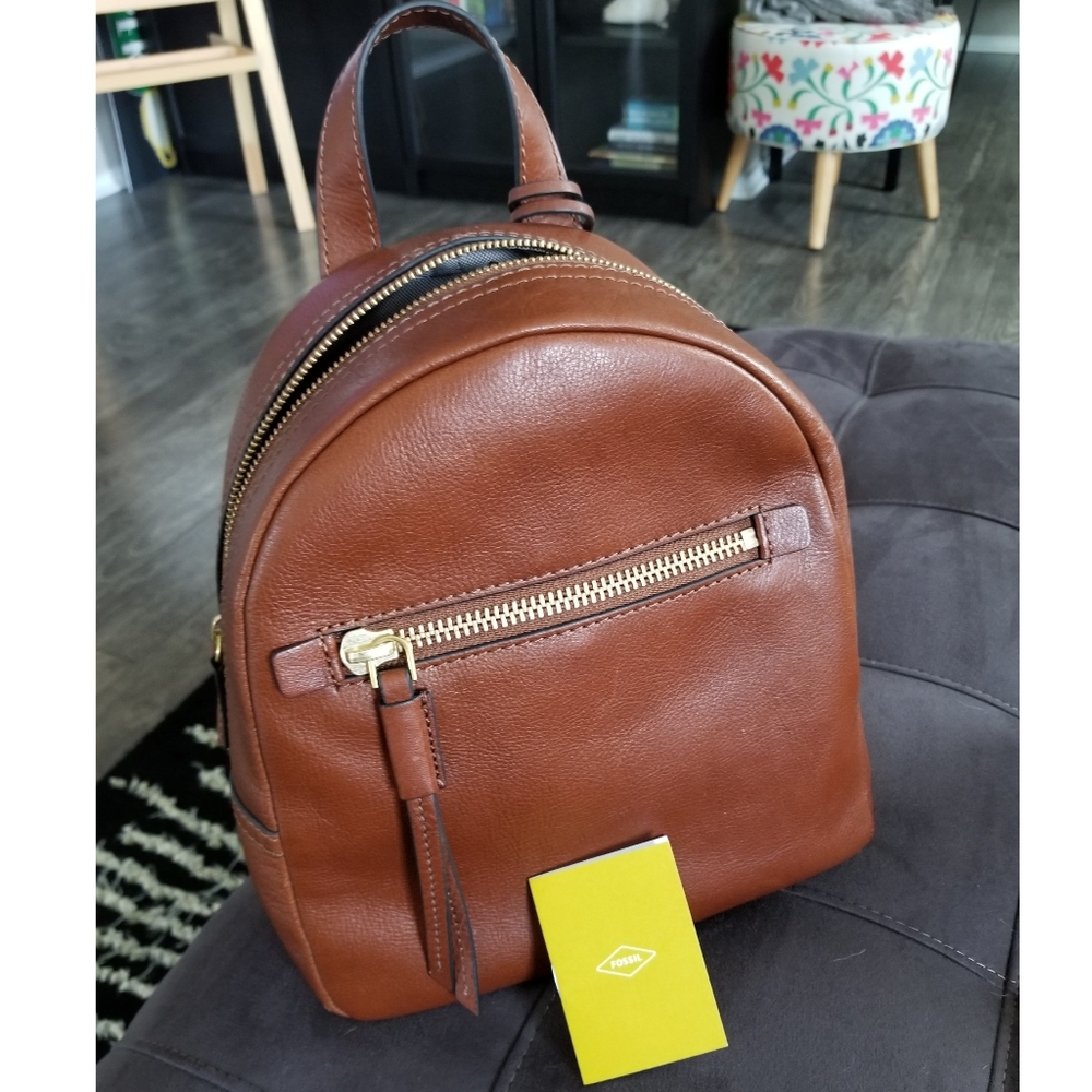 Megan Leather Fossil Backpack